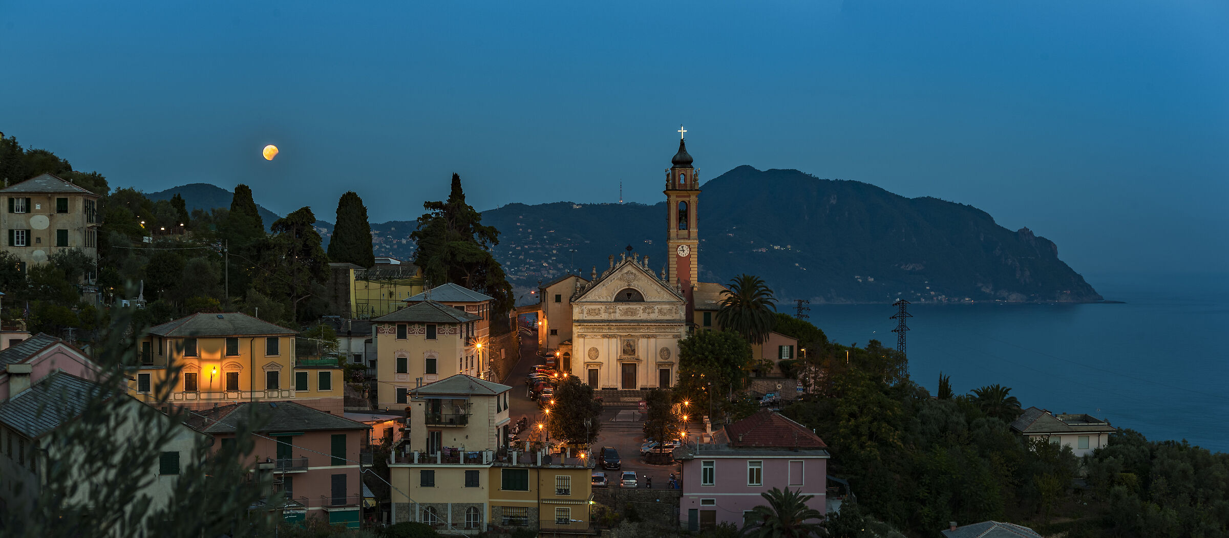Eclissi a Pieve Ligure