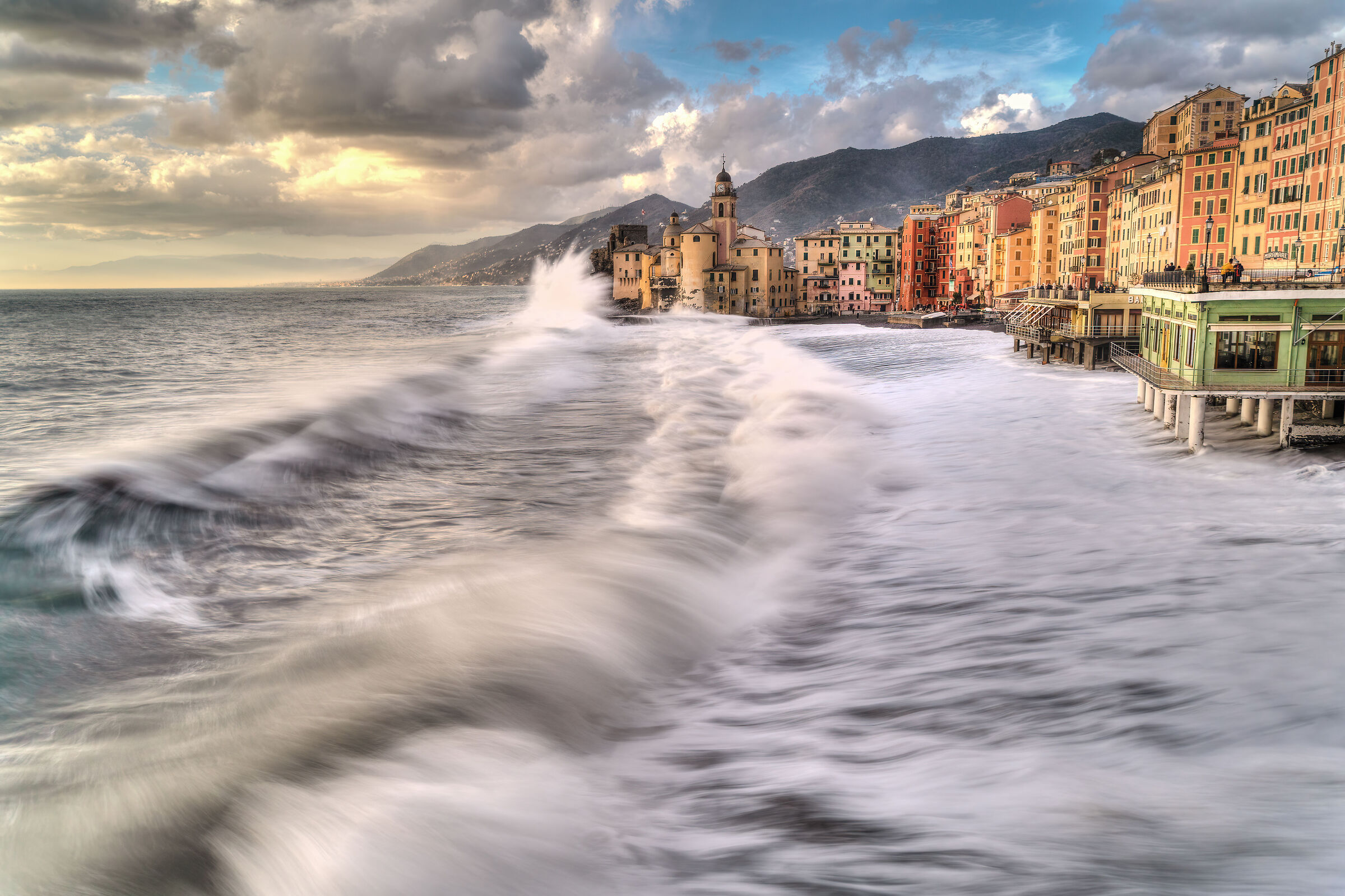 Mareggiata Camogli