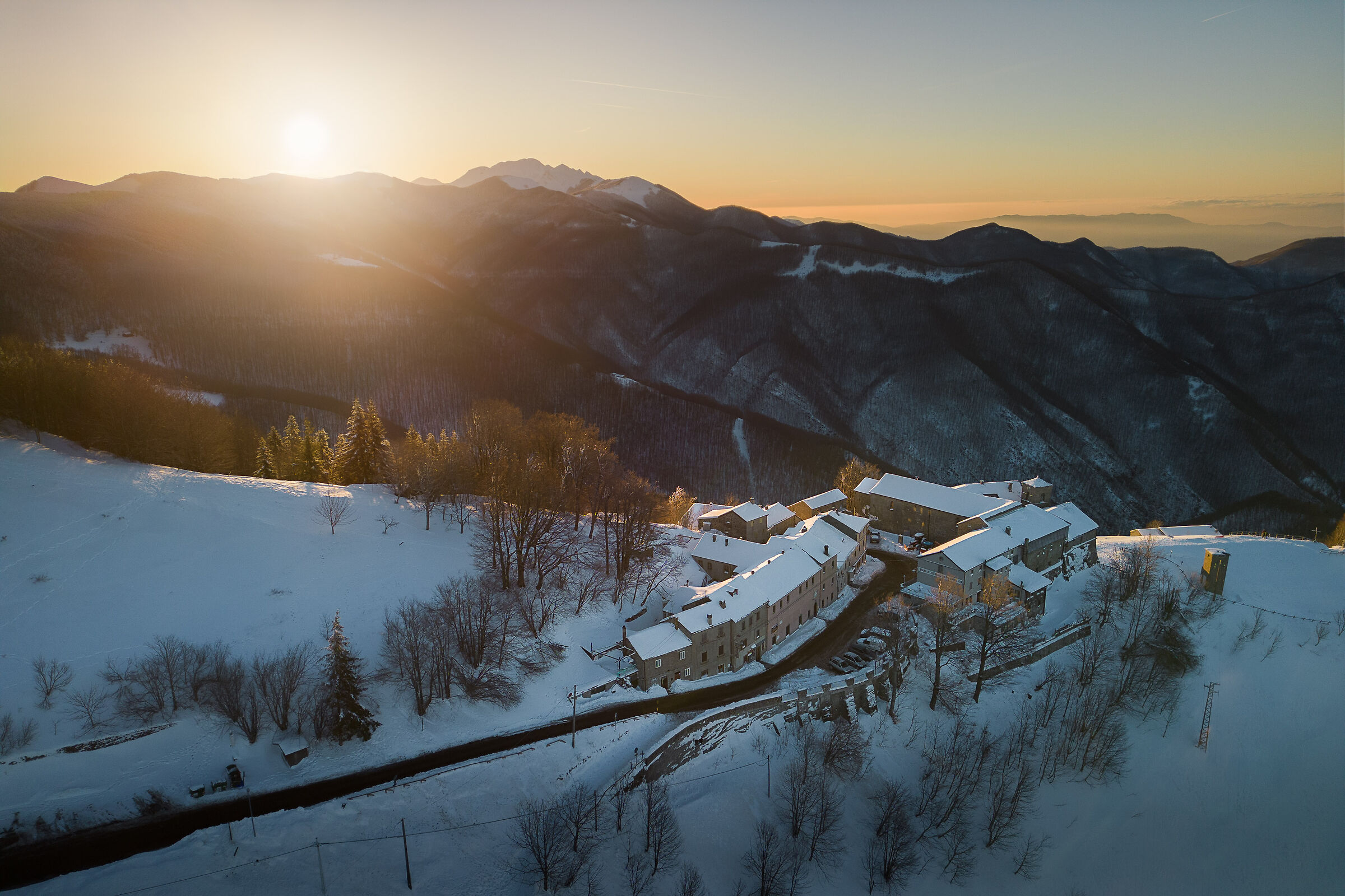Alba a San Pellegrino in Alpe
