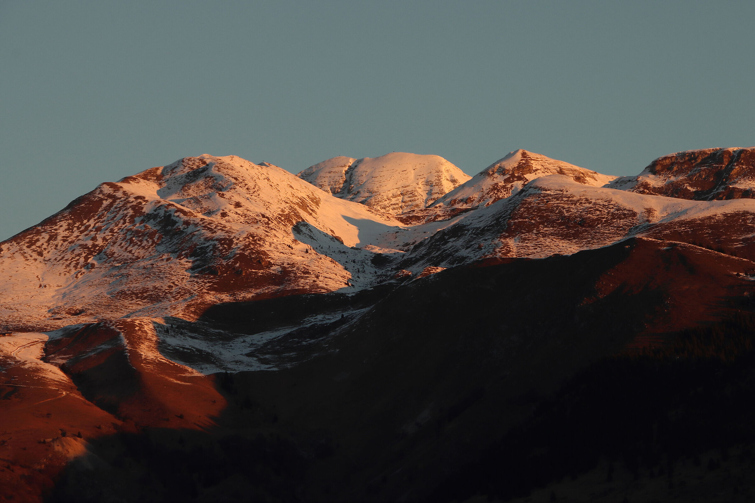 sunrise over the Arera
