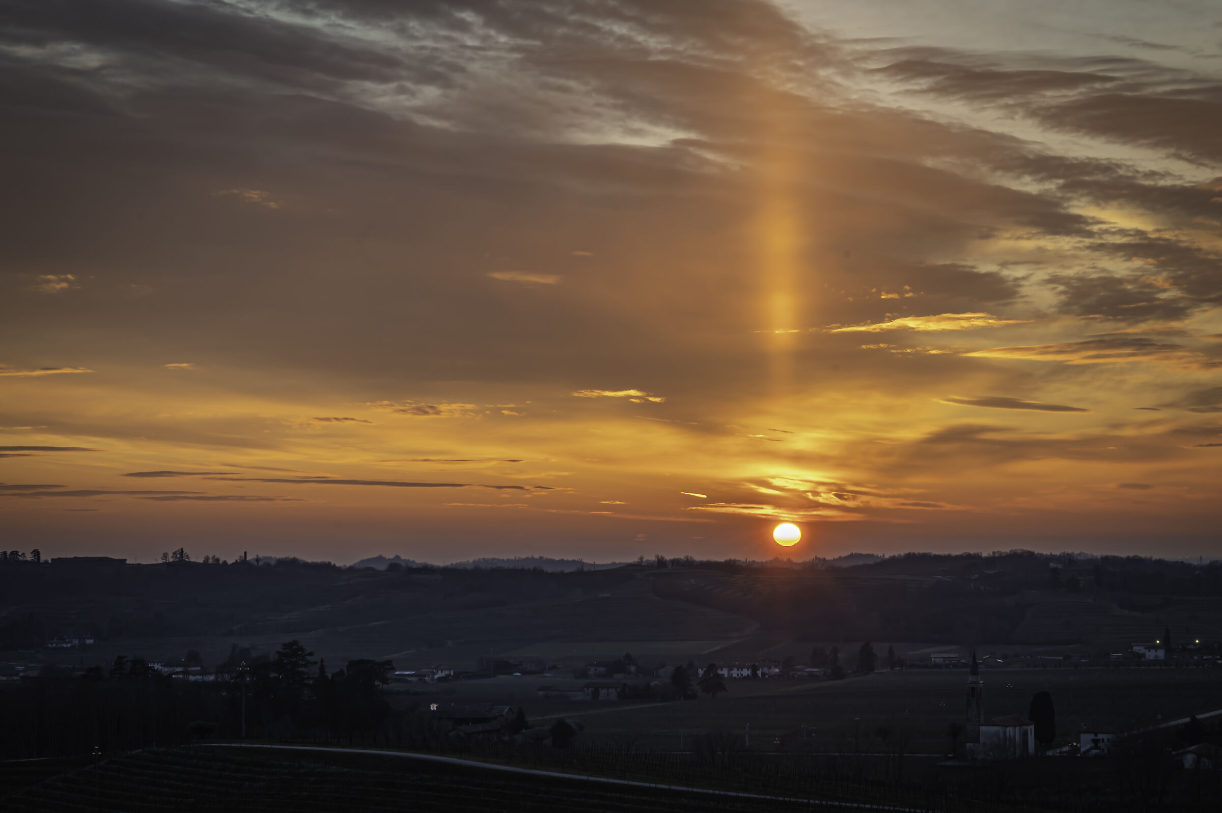 Tramonto dal Colle di Sant'Anna