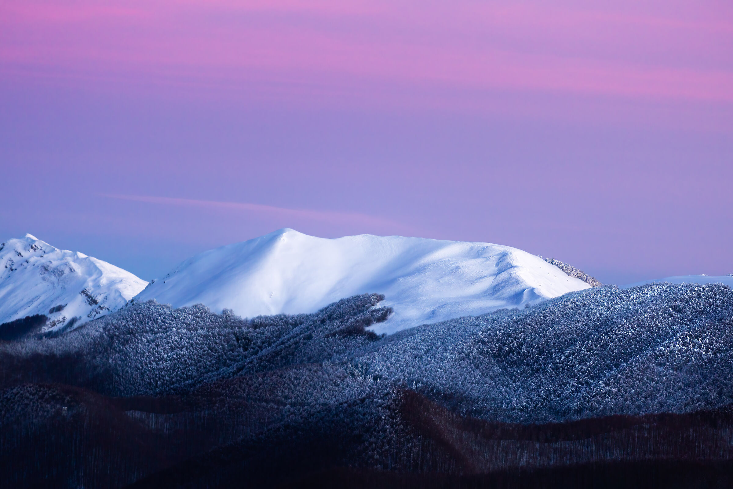 I primi colori dell'alba