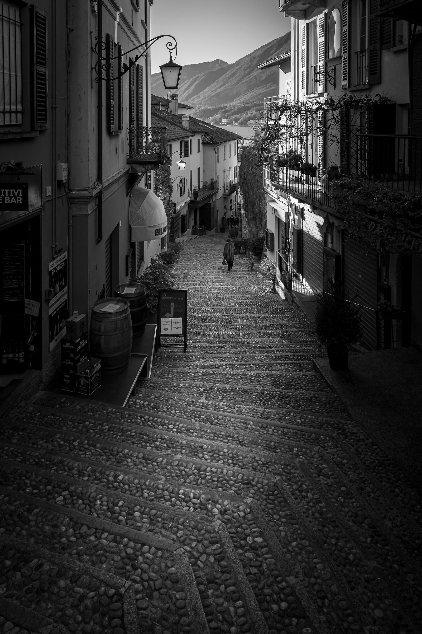 La strada più famosa di Bellagio