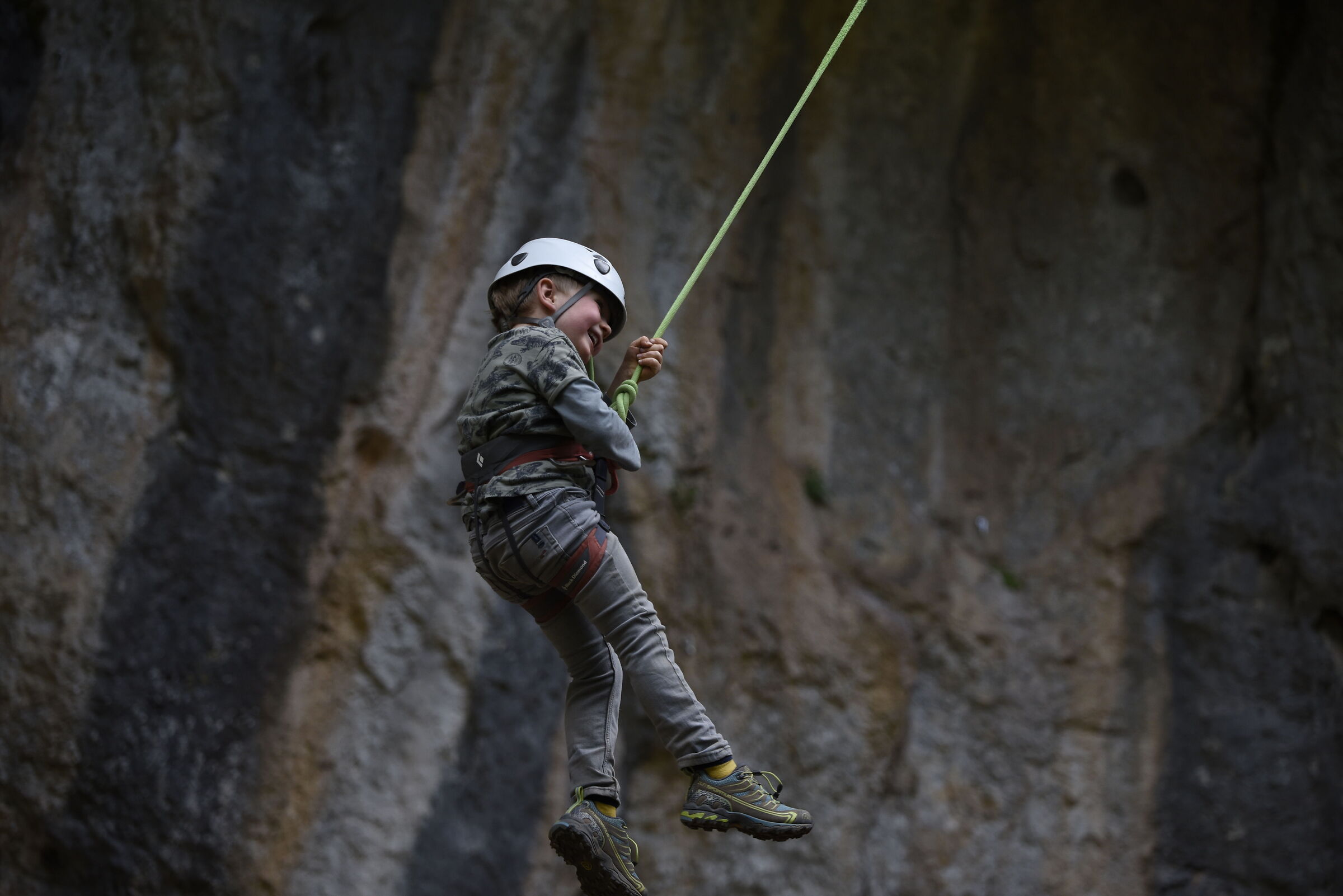 Il giovane climber