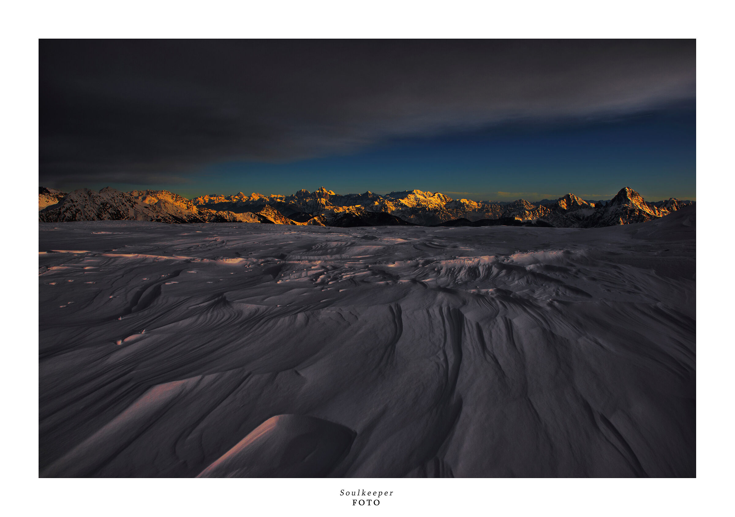 Towards evening, the opening, the light...