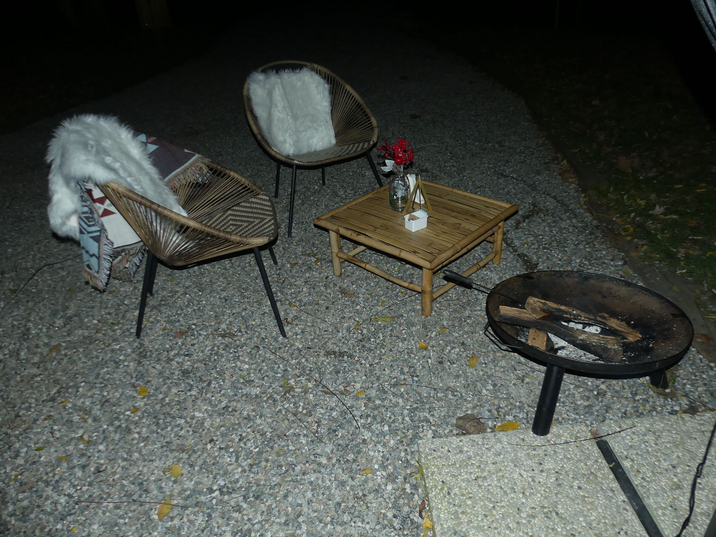 Un salotto all'aperto