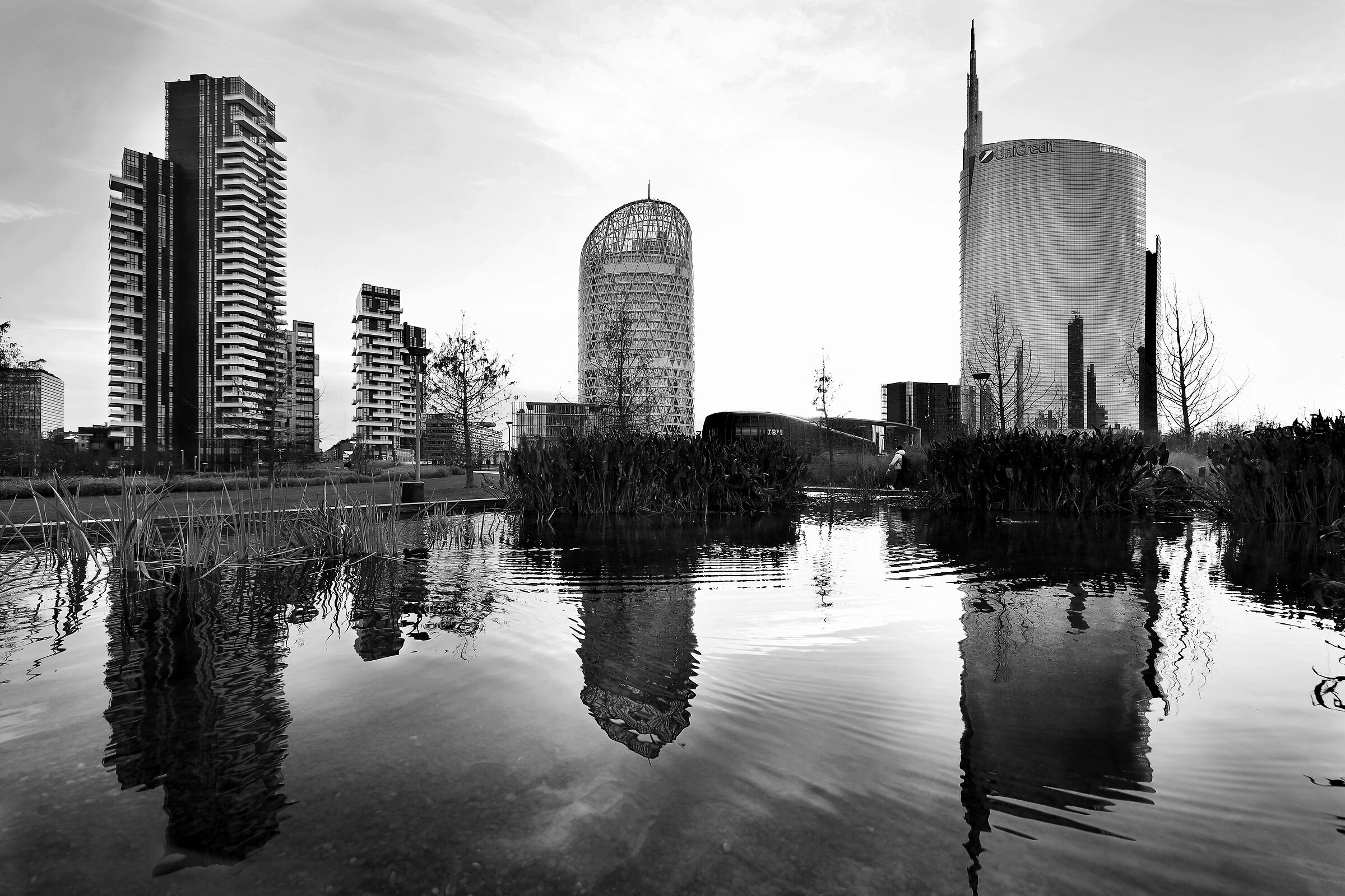 Milano, skyline di Porta Nuova