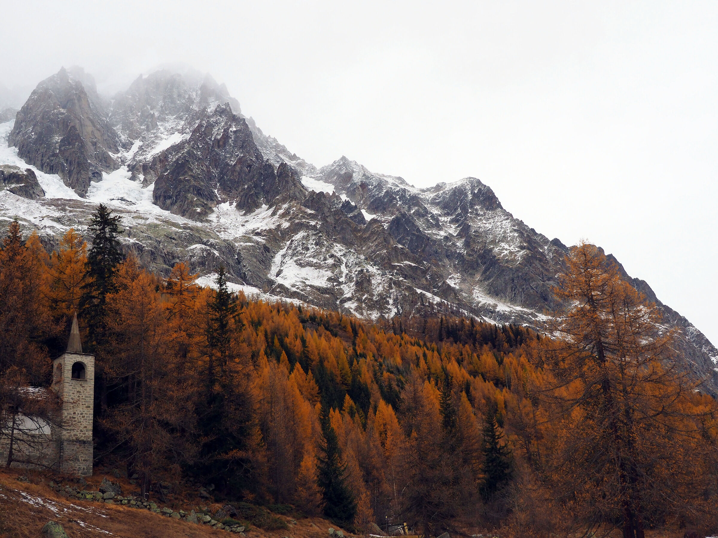 Winter turns orange