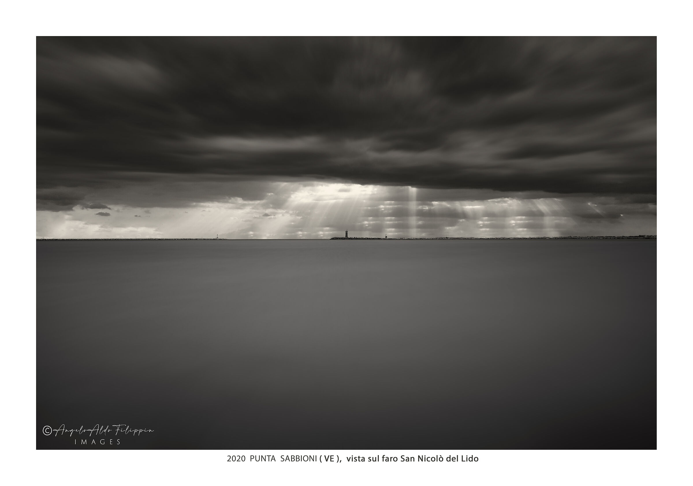 2020 punta sabbioni ( ve ), vista sul faro san nicolò