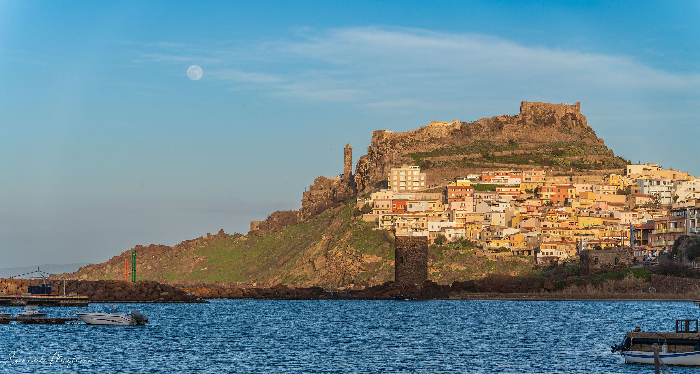 Vista panoramica su Castelsardo (ss)