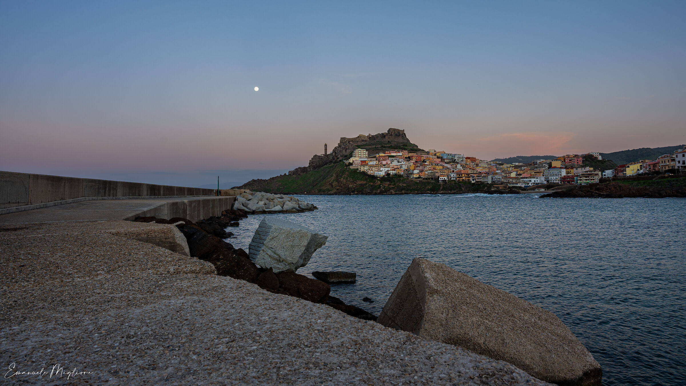 Vista panoramica su Castelsardo (ss)