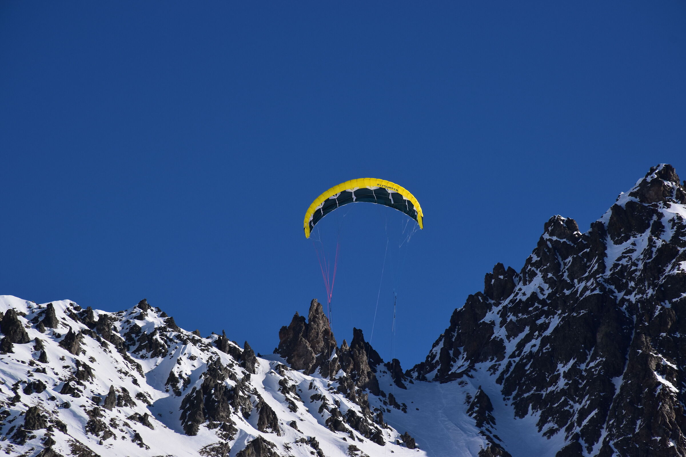 paragliding at Col du Lautaret France mt 2.58