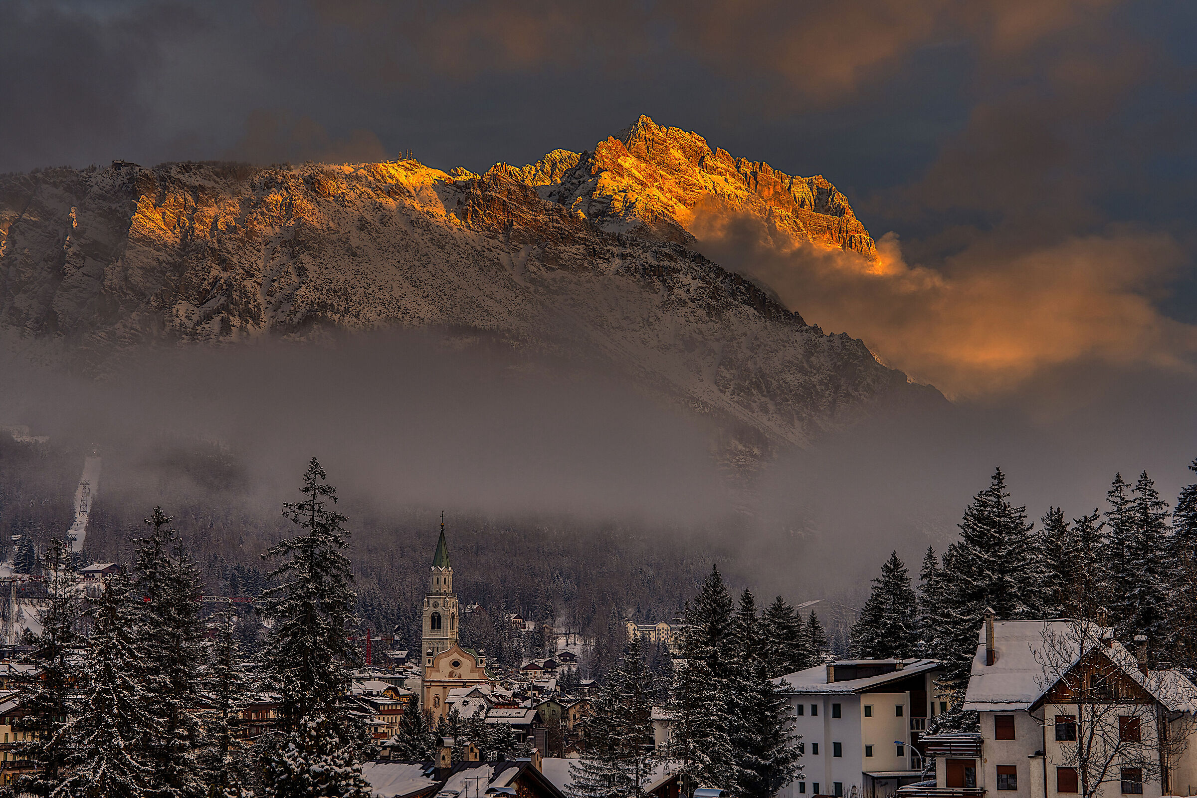 Cortina dalla finestra di casa