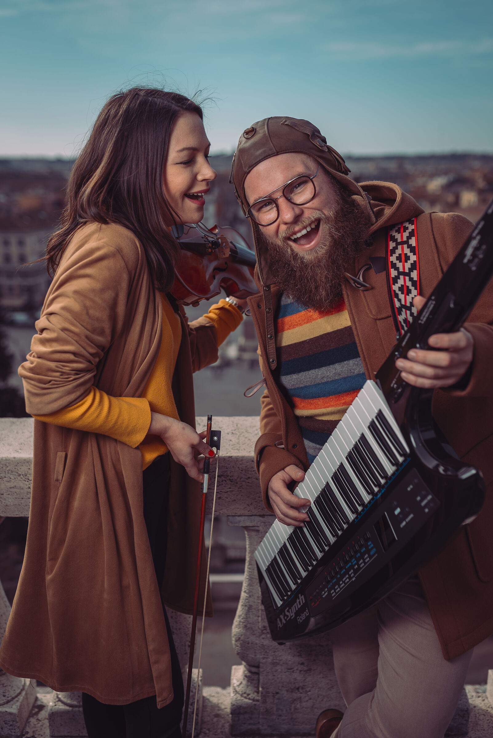 Claudia e Wiktor.