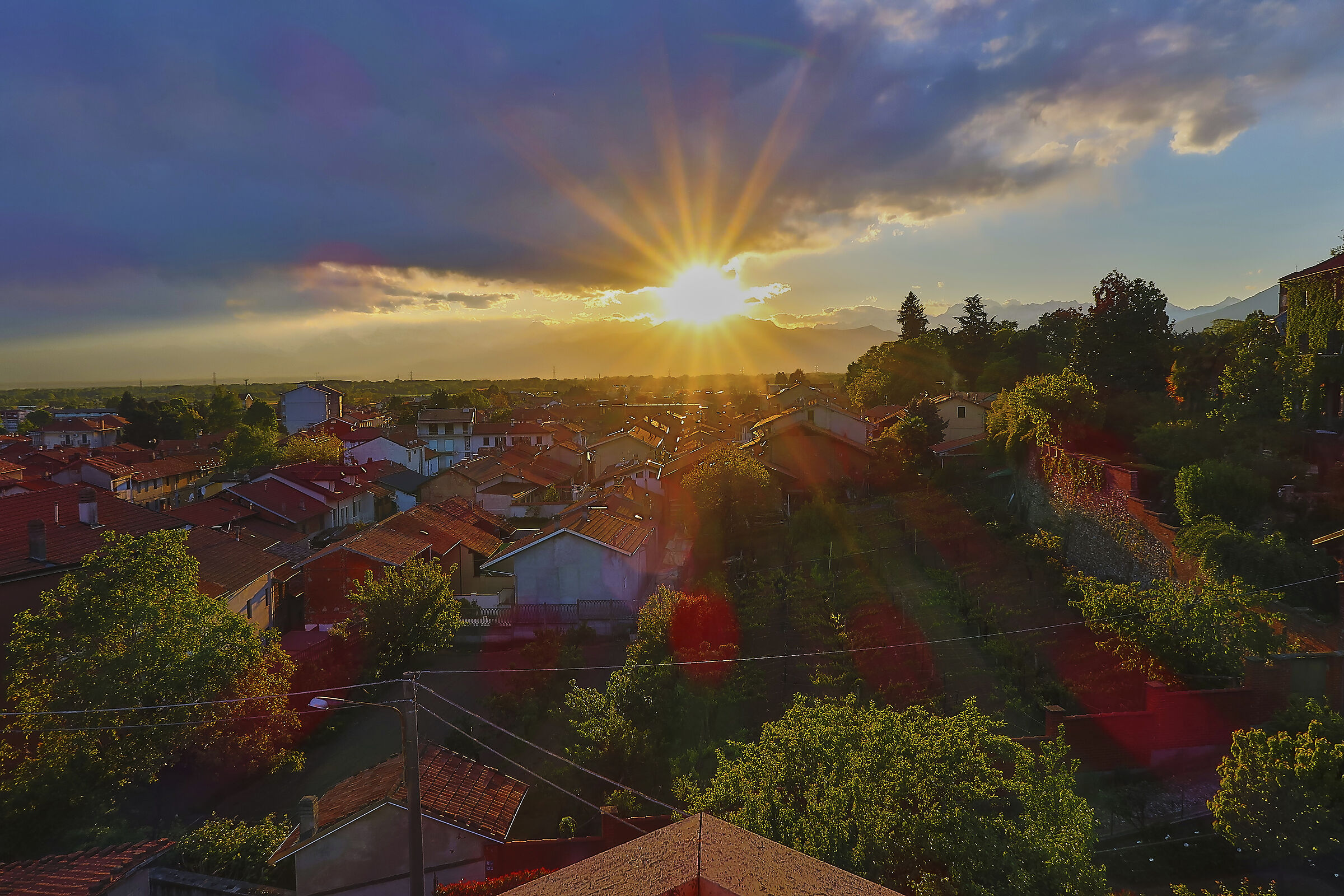 Magnificent Sunset over the Borgo