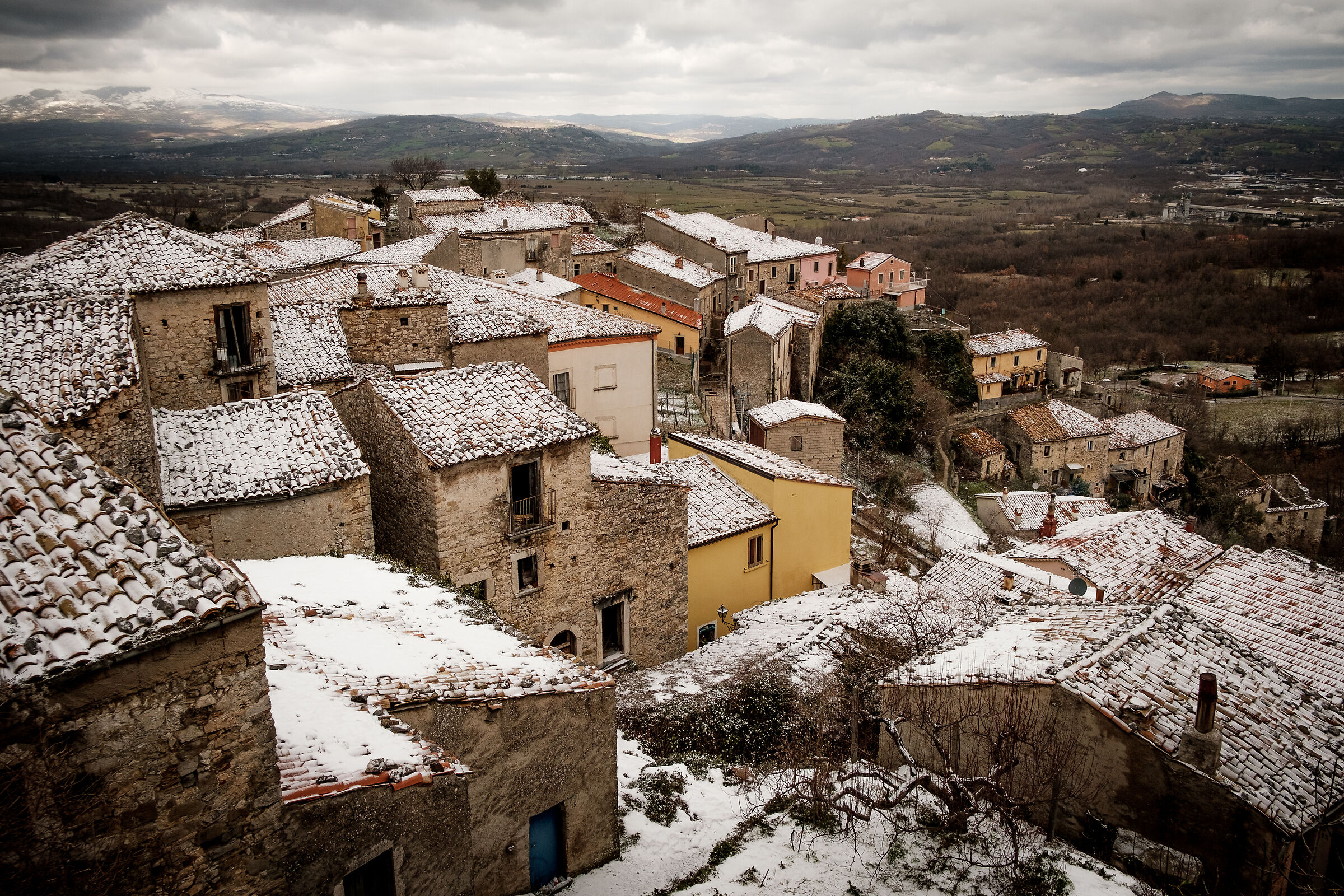 Panorama del borgo di Guardiaregia