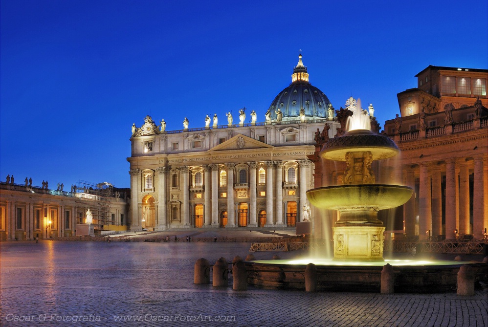 Twilight in St. Peter's Square