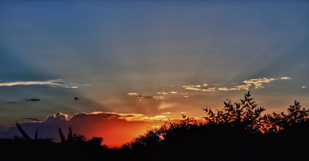 Sunset over Pavia - 2