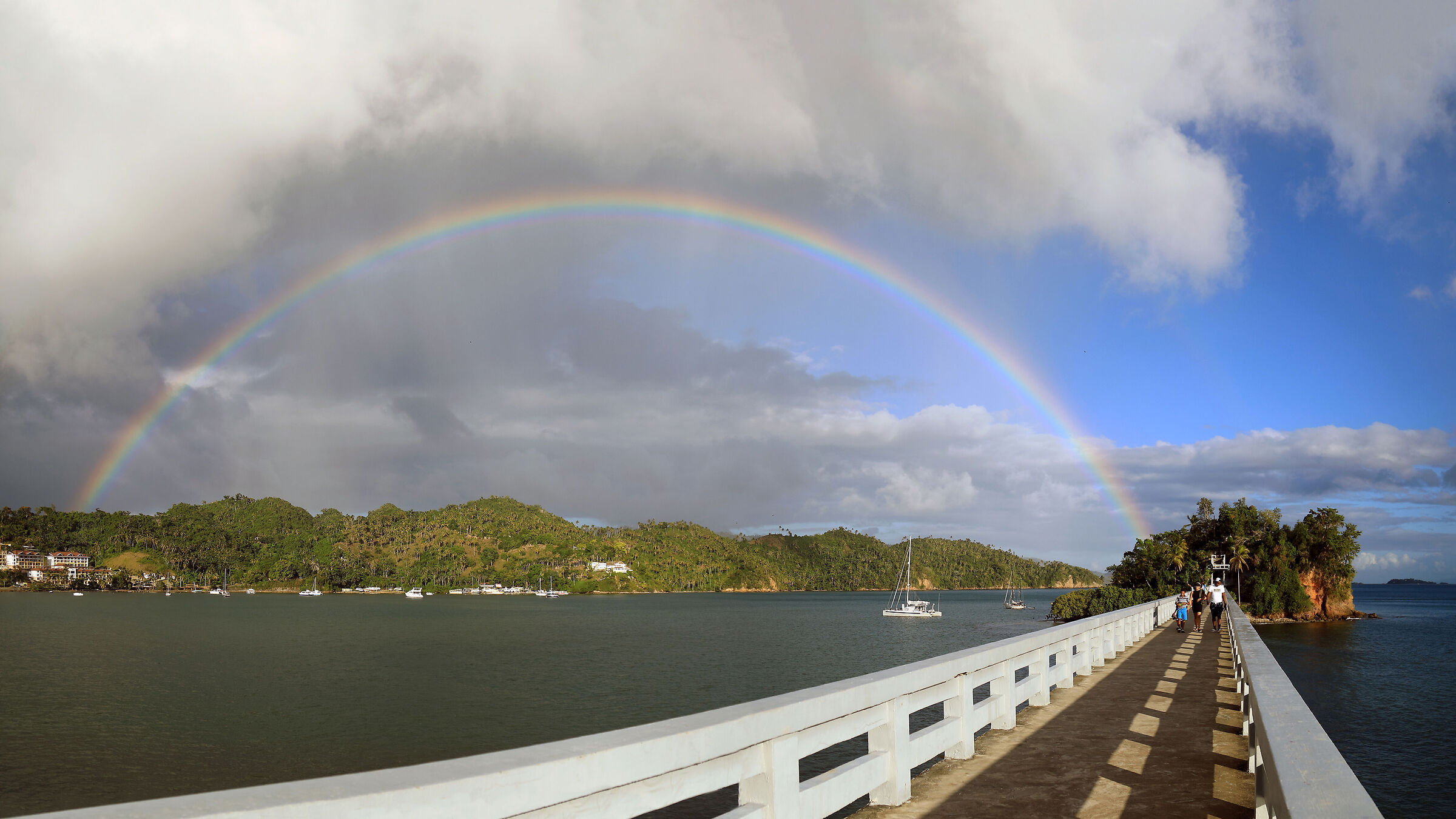 Walking on the catwalk
