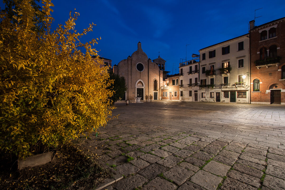 First evening in San Giovanni in Bragora ...