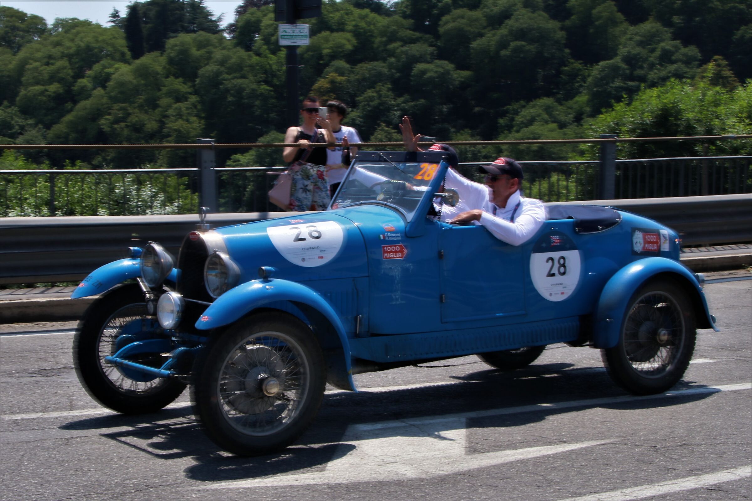 BUGATTI T40 year 1927 at 1000miglia 2022