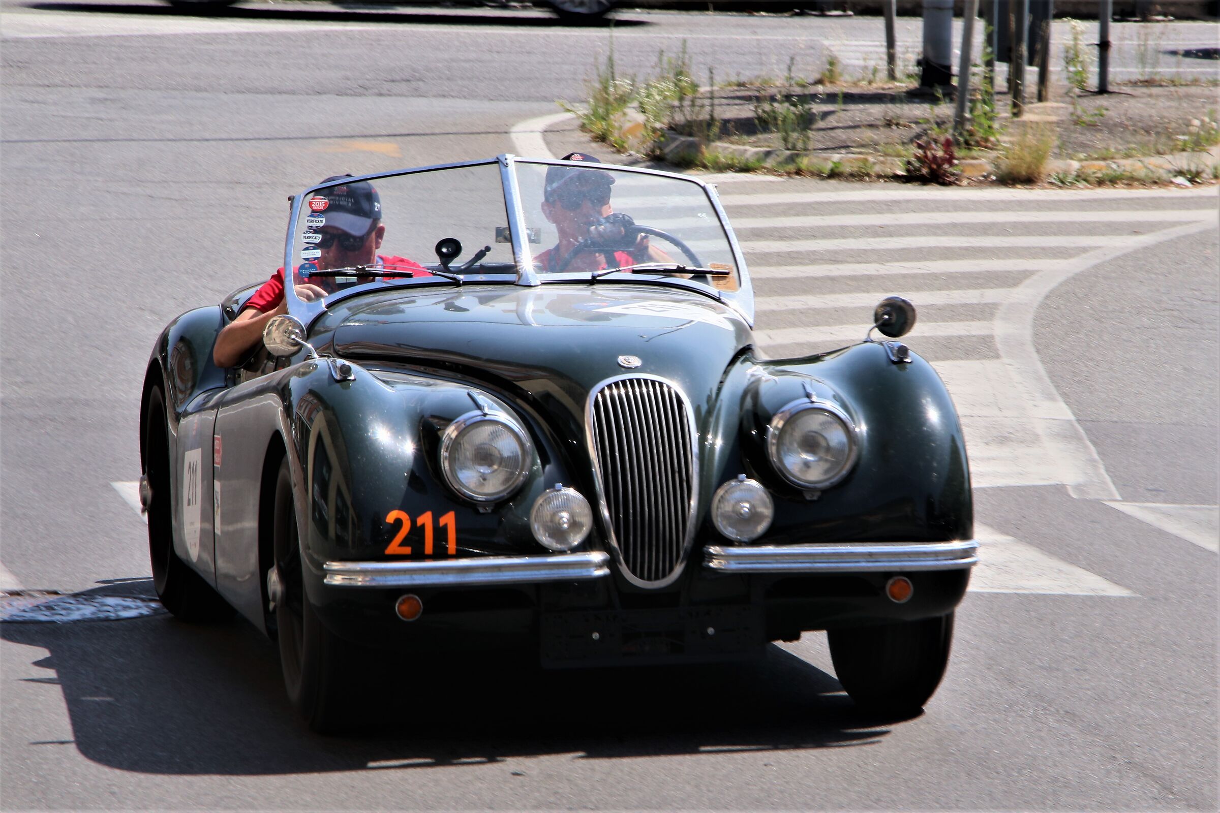 1950 JAGUAR XK120 OTS ROADSTER at 1000miglia 2022