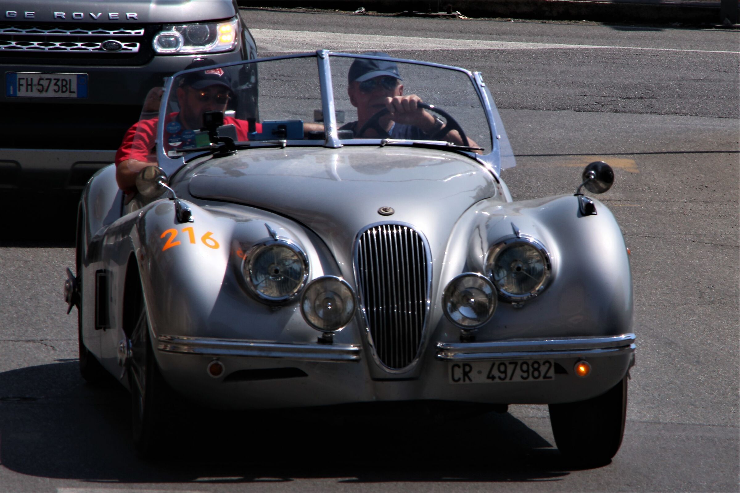1952 JAGUAR XK120 ROADSTER at 1000miglia 2022