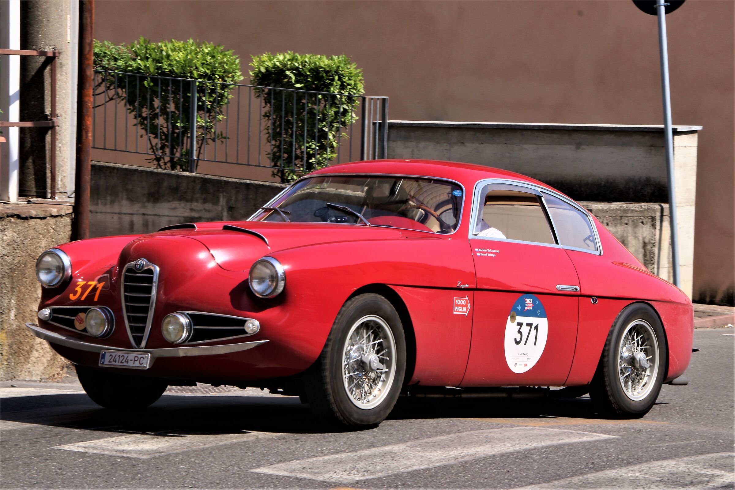 1955 ALFA ROMEO SSZ ZAGATO at the 2022 1000miglia