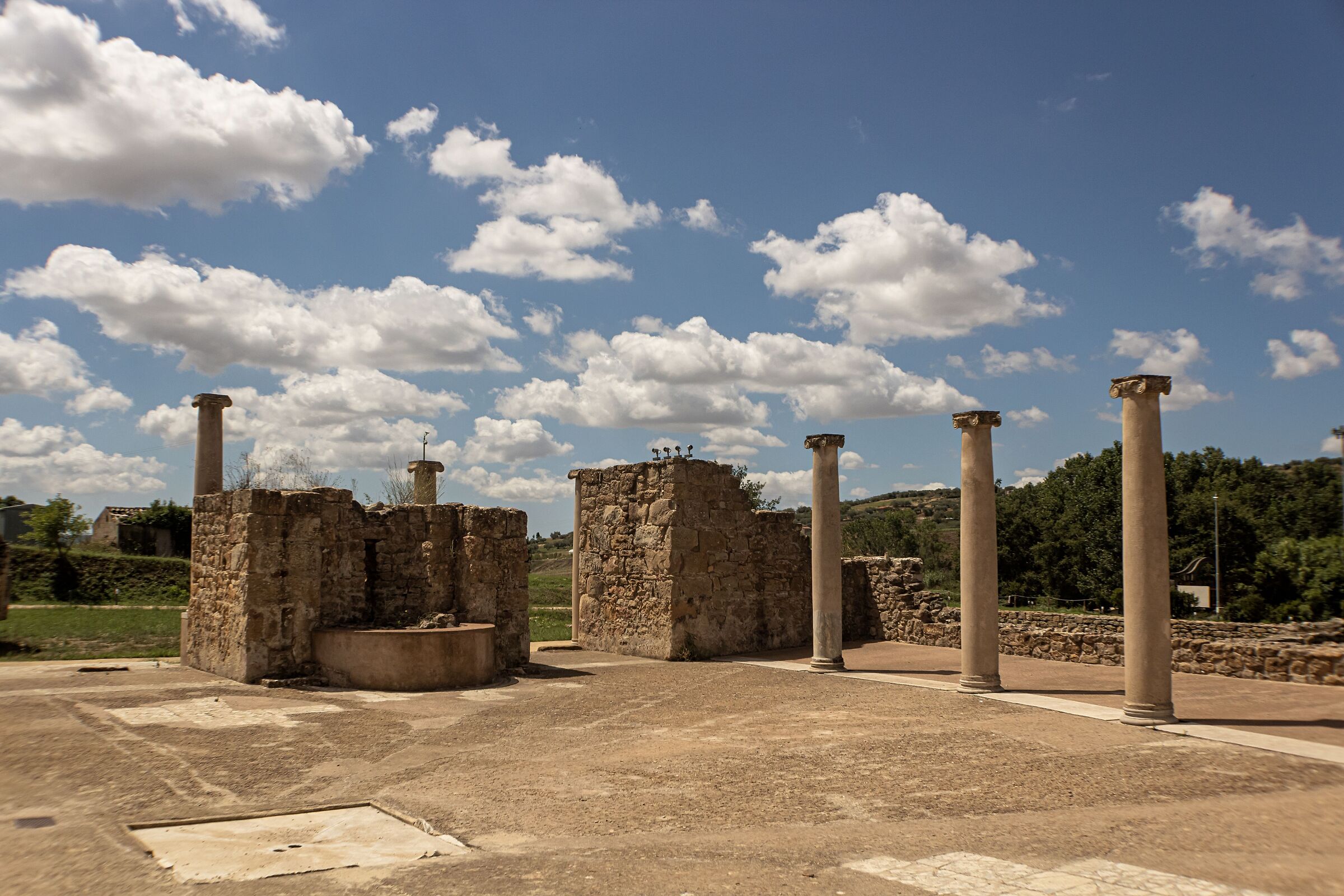the Roman ruins of Piazza Armerina Enna 16/08/2018