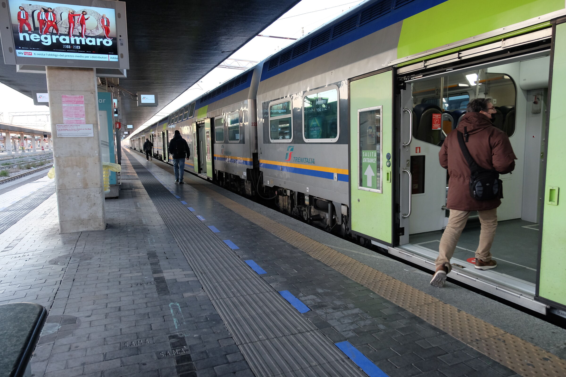 Juzzino on the run after the raid.....