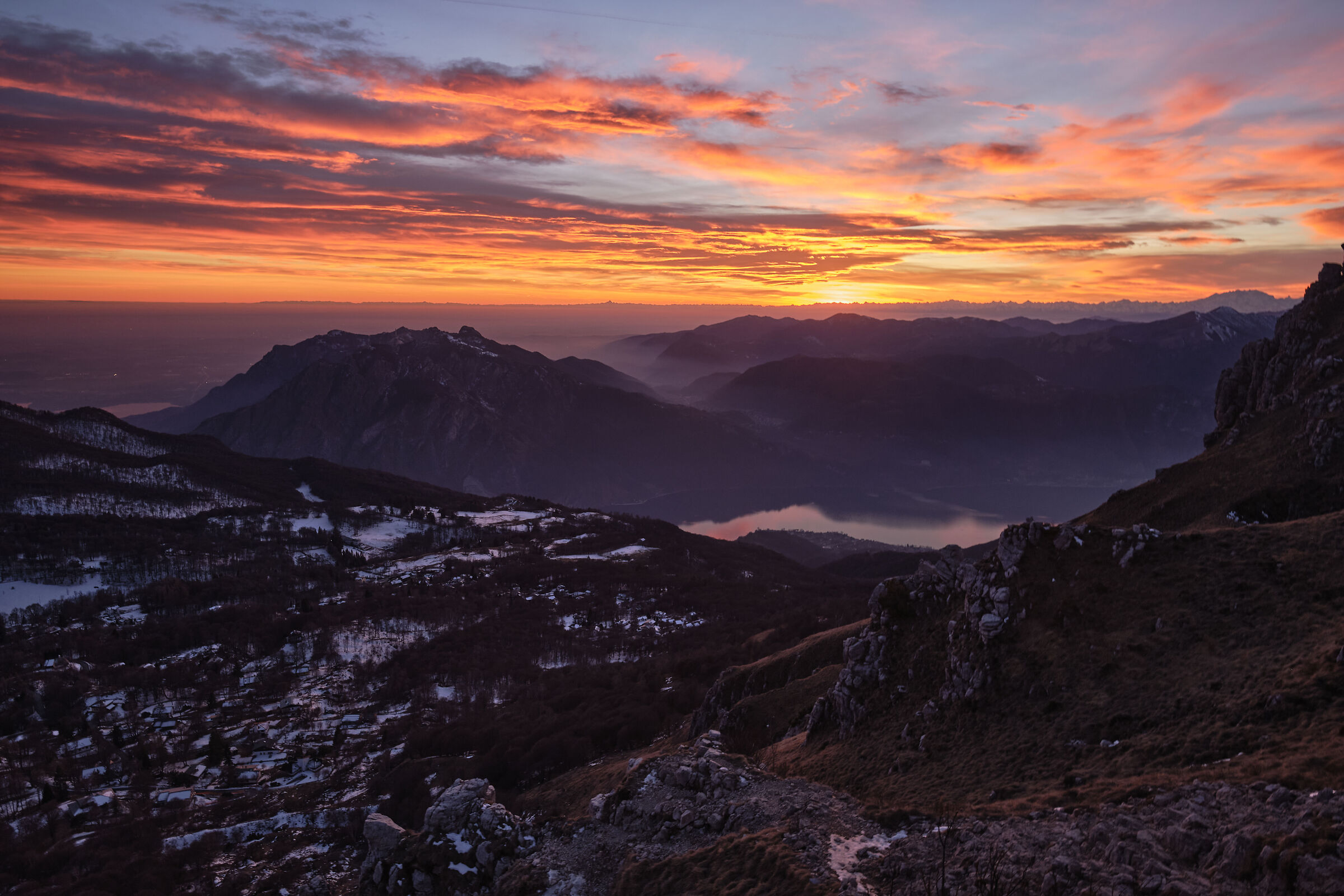 Tramonto dai Resinelli 3