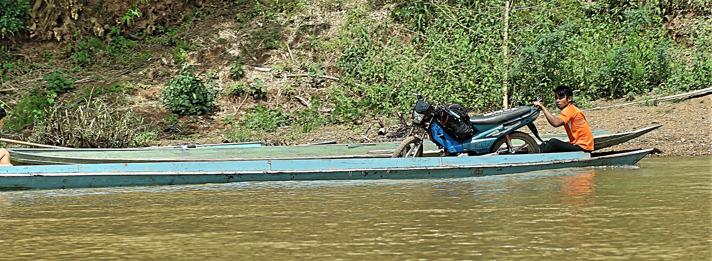 Jet ski on the Mekong