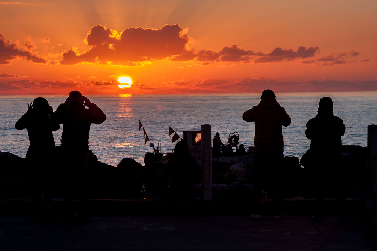 Lo spettacolo del sole ...