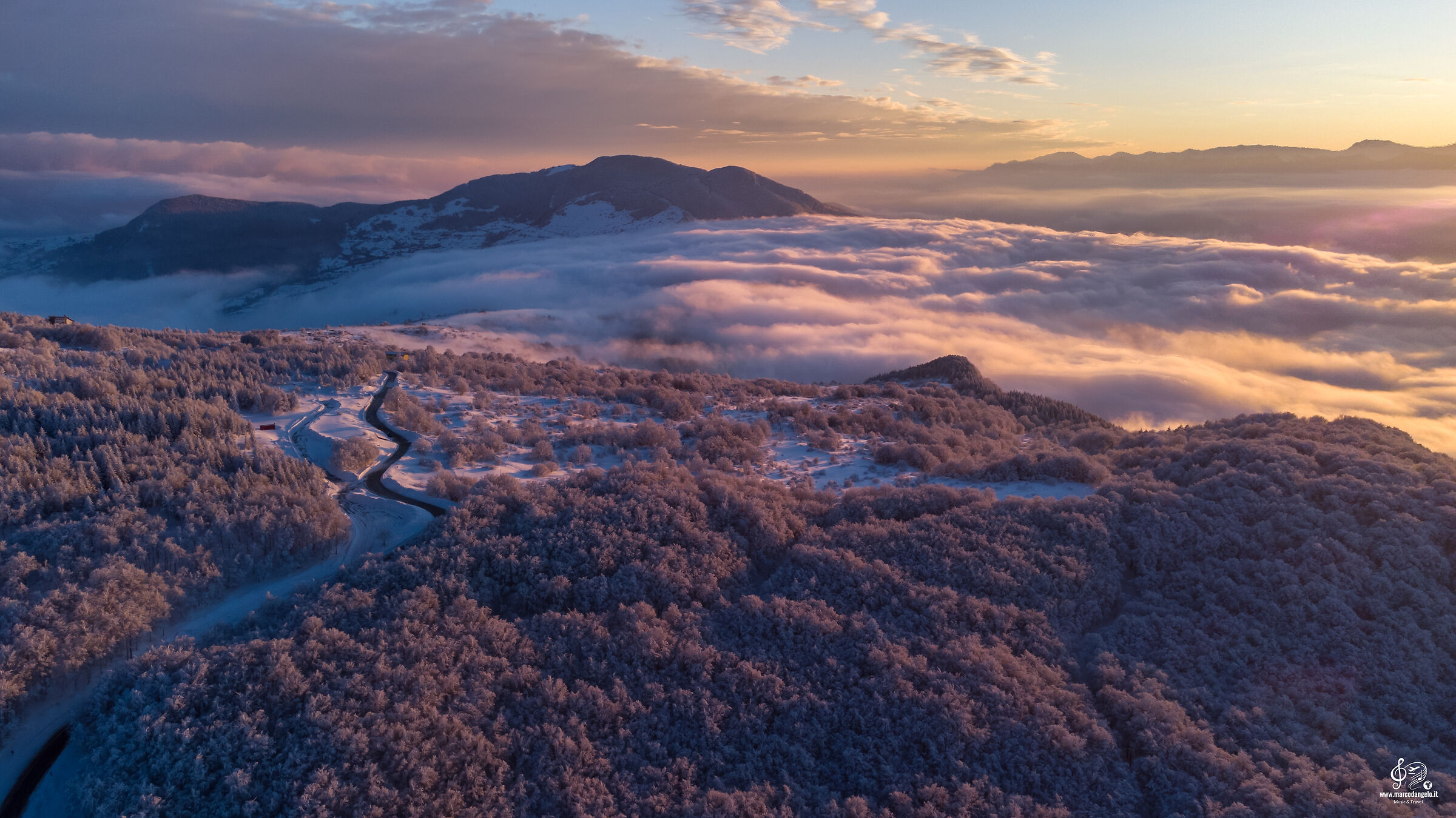 Tramonto Capracotta drone
