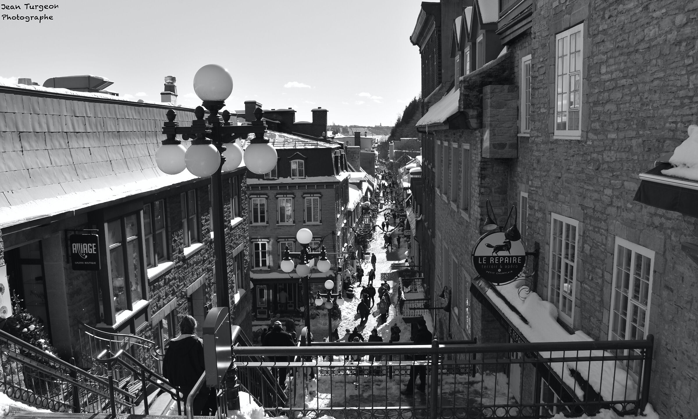 Molto popolare rue du Petit Champlain - Quebec City
