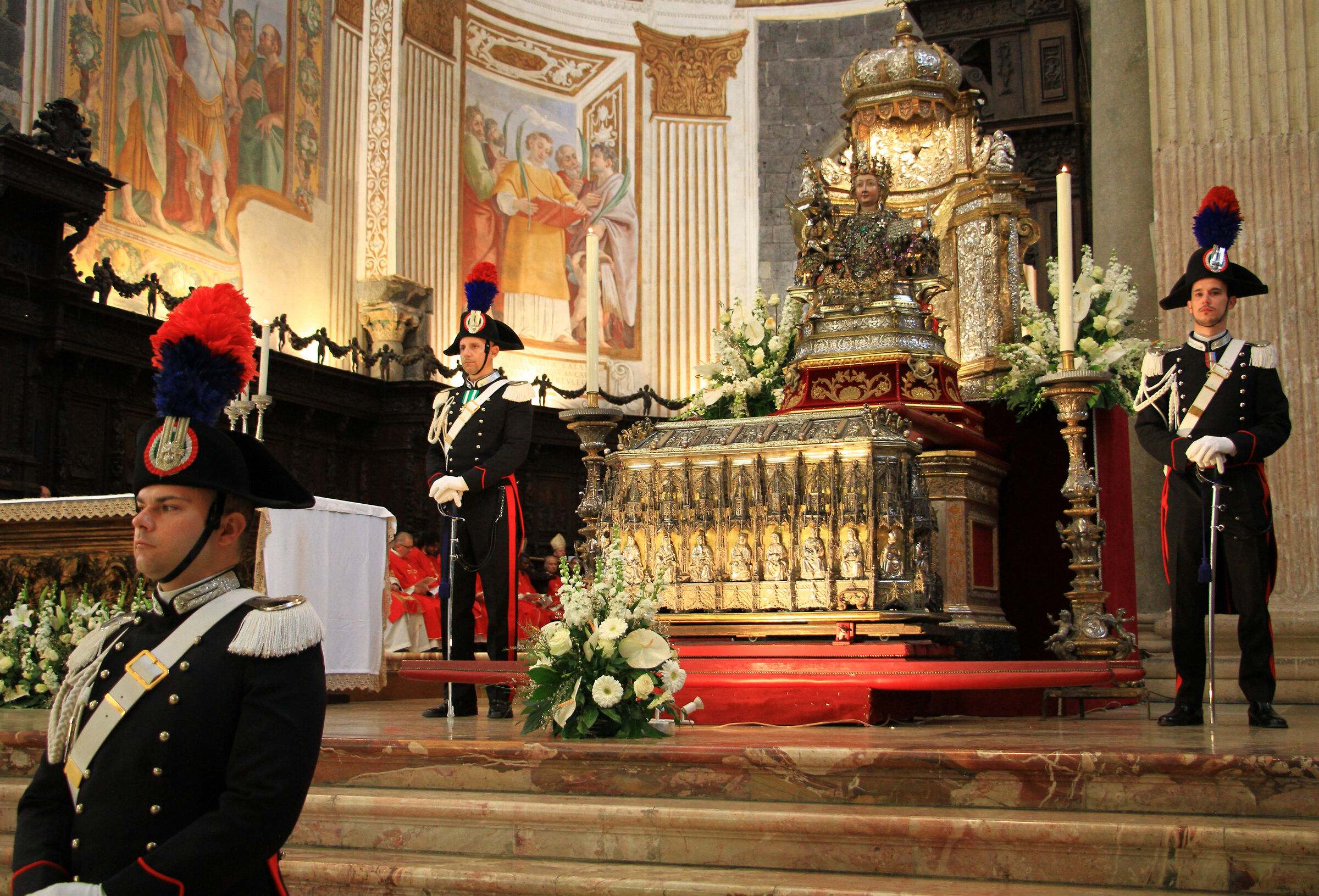 the protection of Sant'Agata