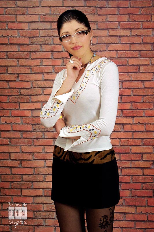 portrait with glasses