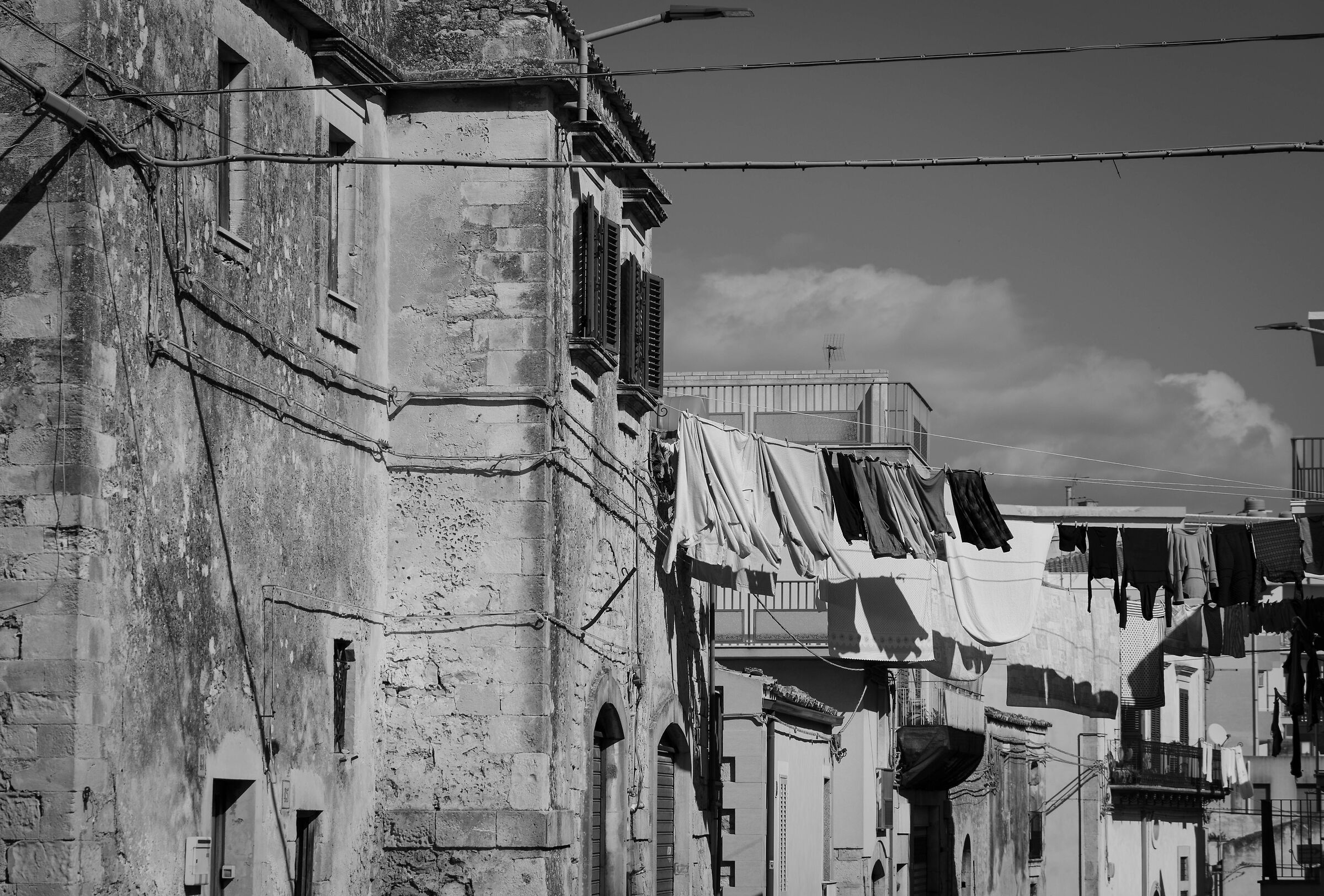 modica - panni stesi