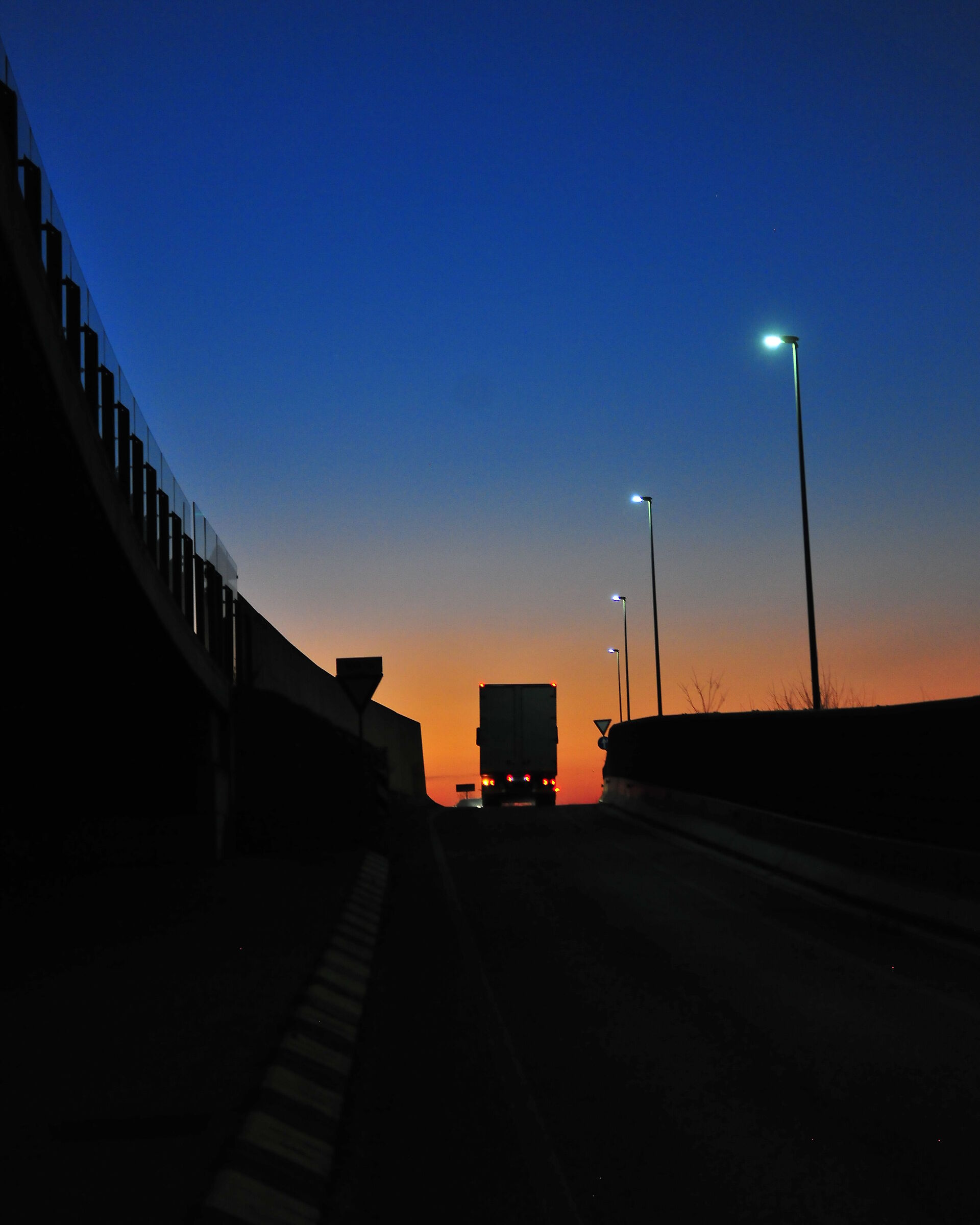 viaggio di sera