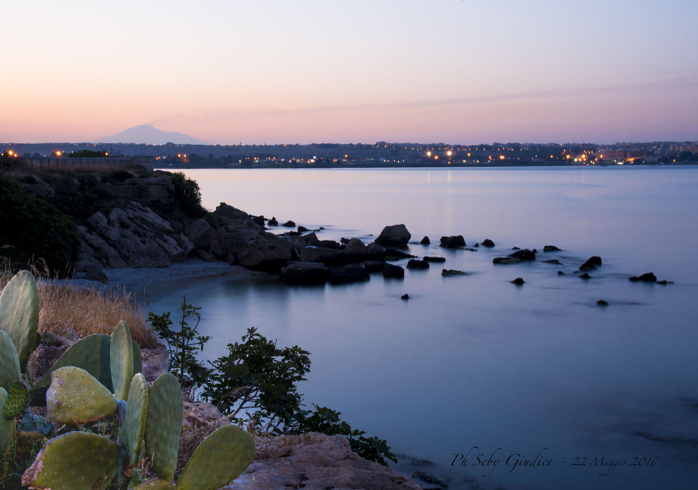 Etna seen from Syracuse