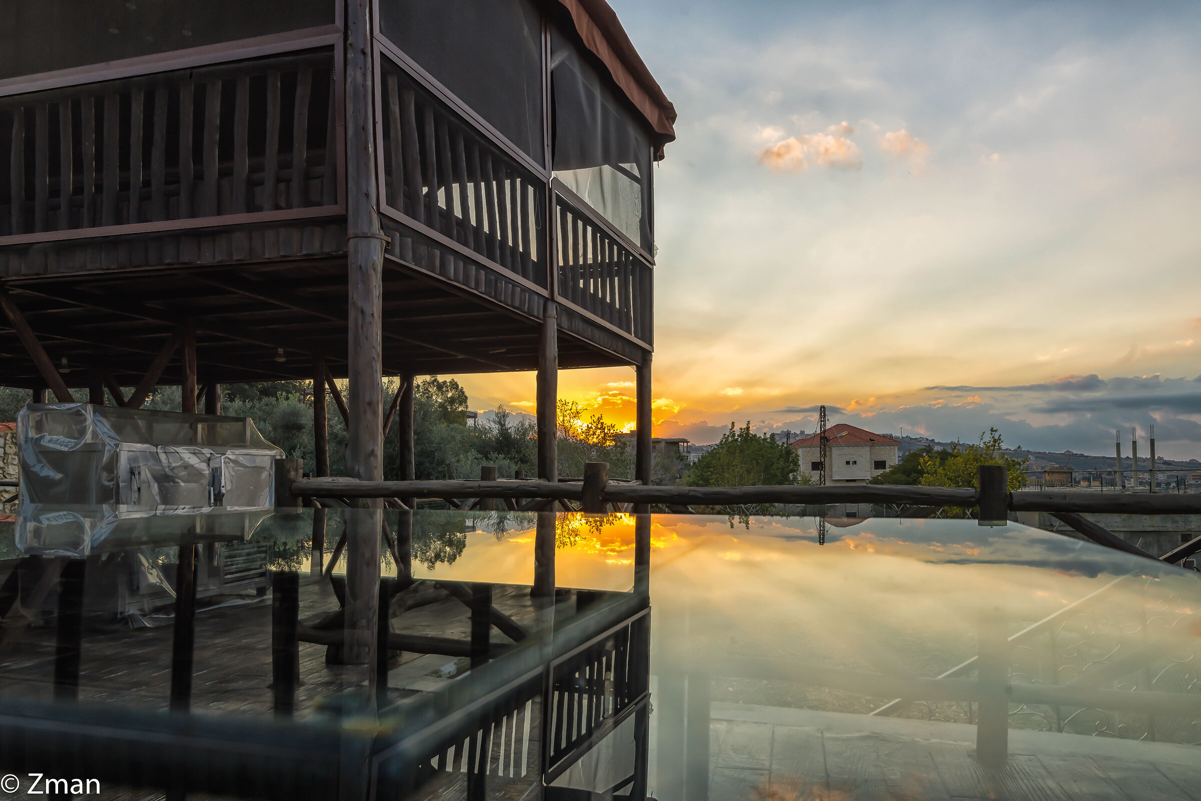 Il Gazebo e il Tramonto