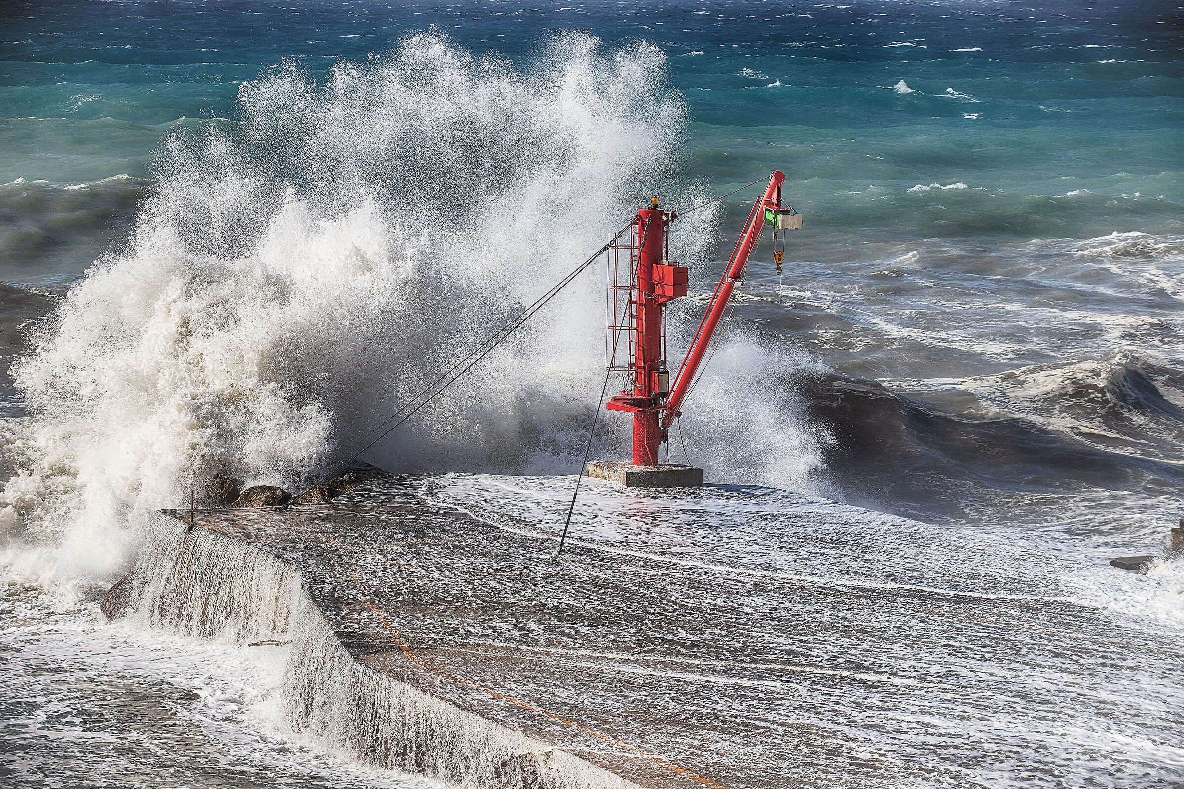 Storm in Corso Italia