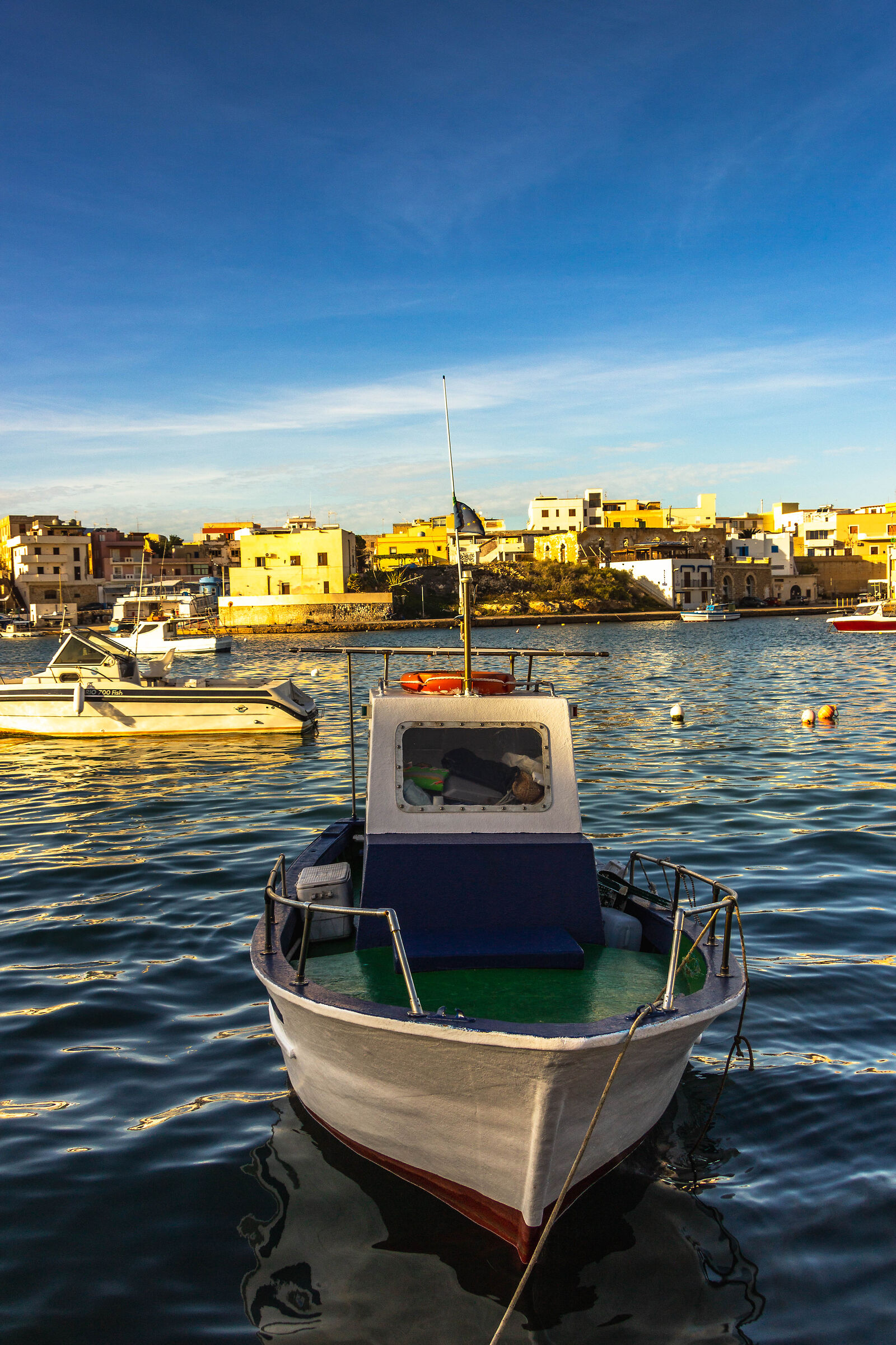 Mini fishing boat
