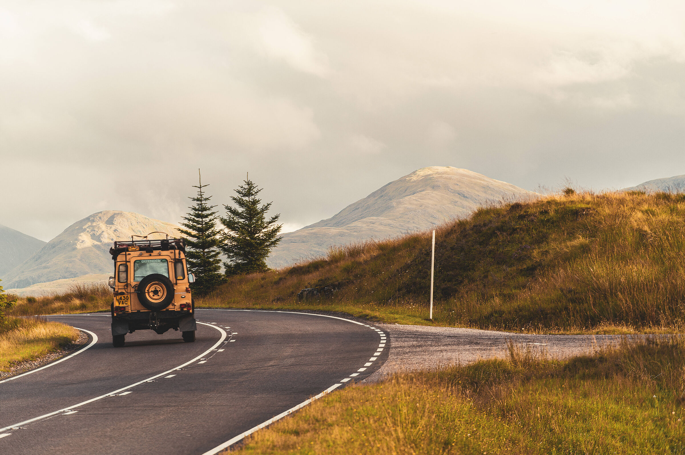 Road trip in the Scottish Highlands