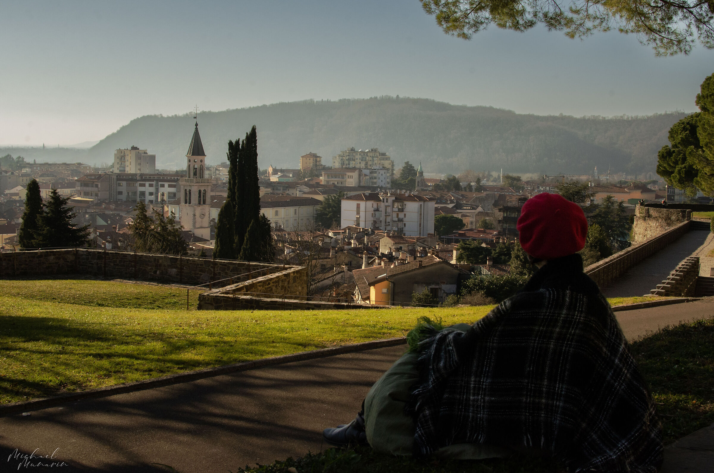 Observing Gorizia from Castelo