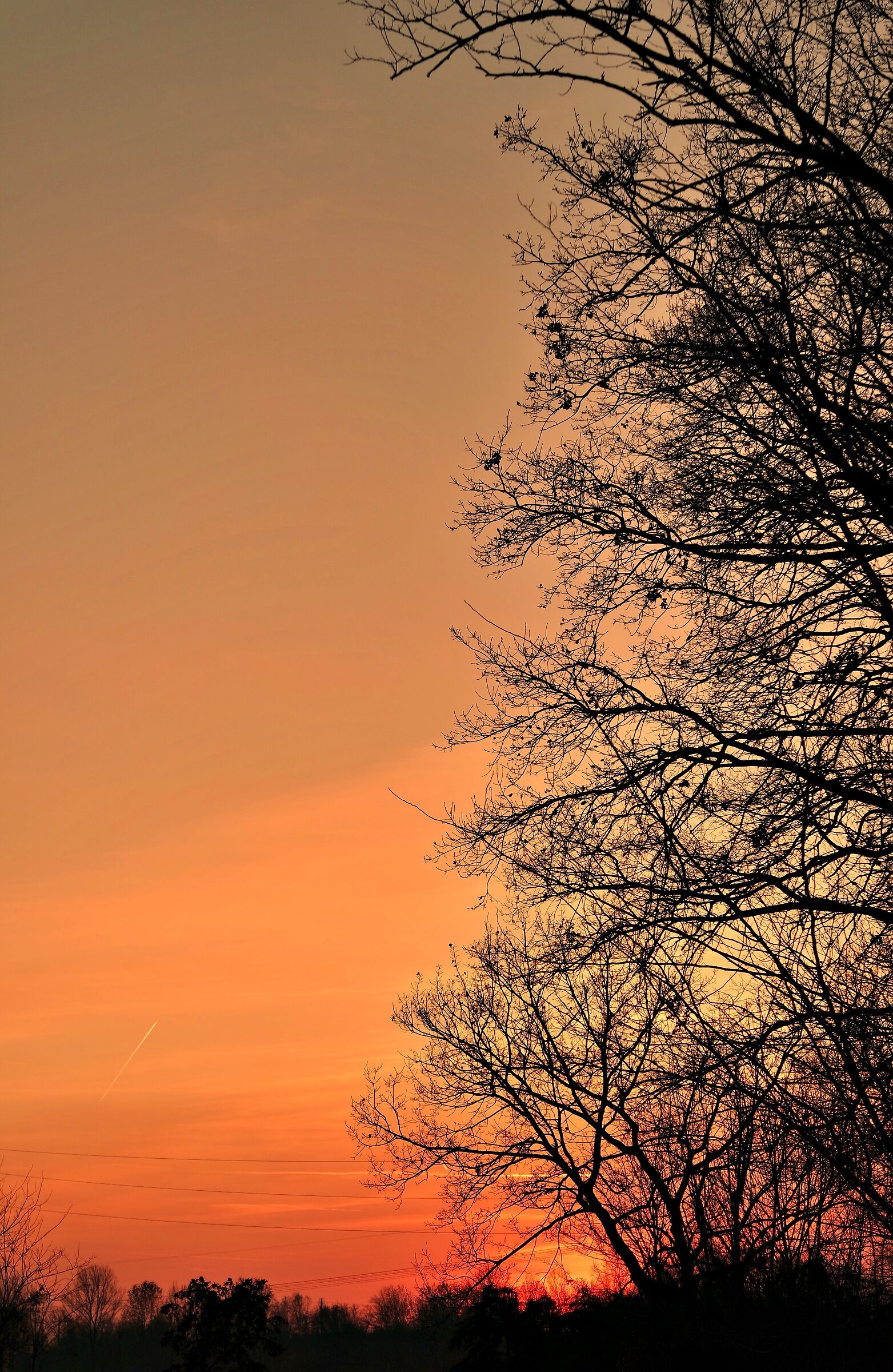 Tramonto invernale sul Chiese I