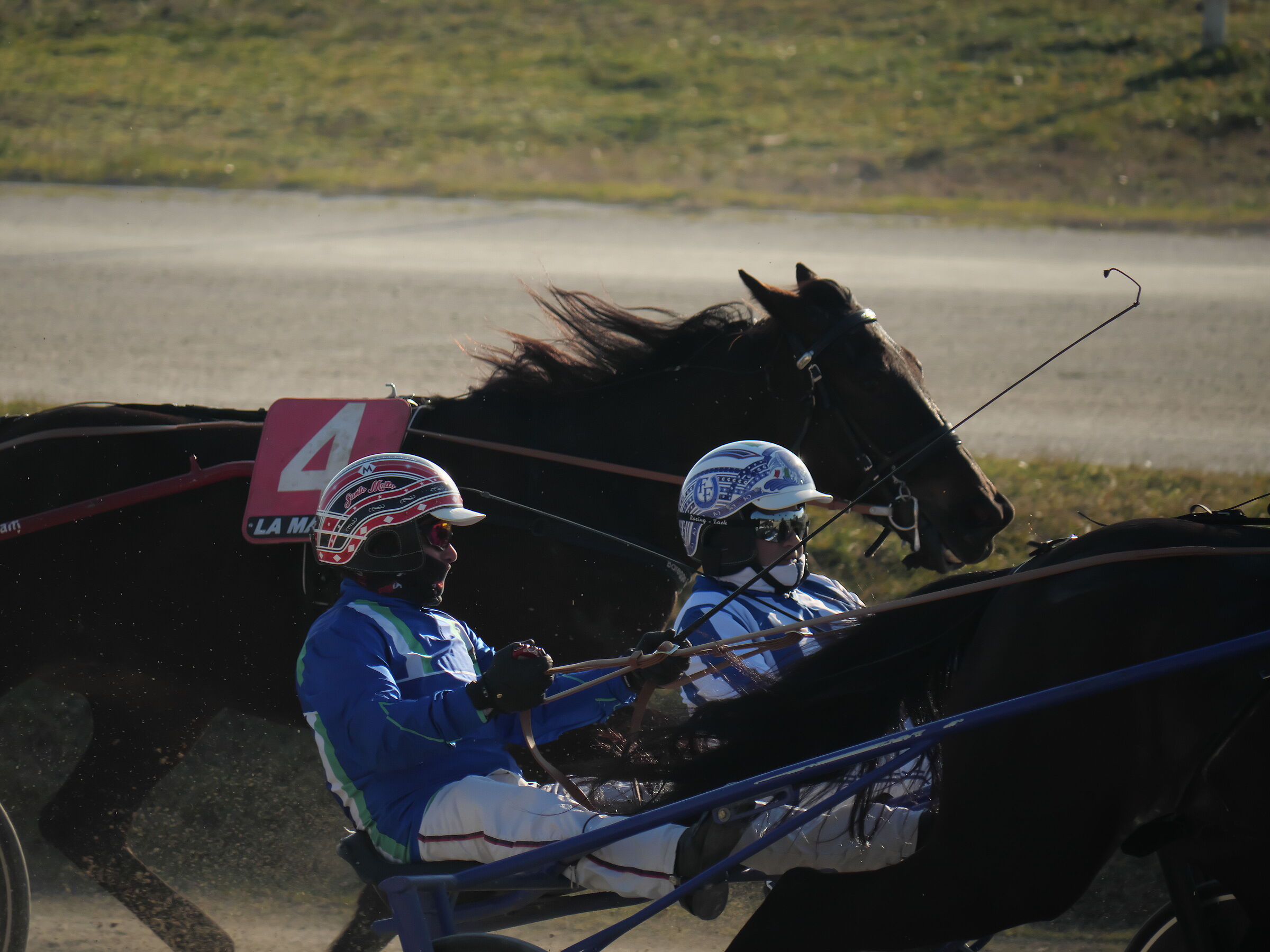 One moment before arrival