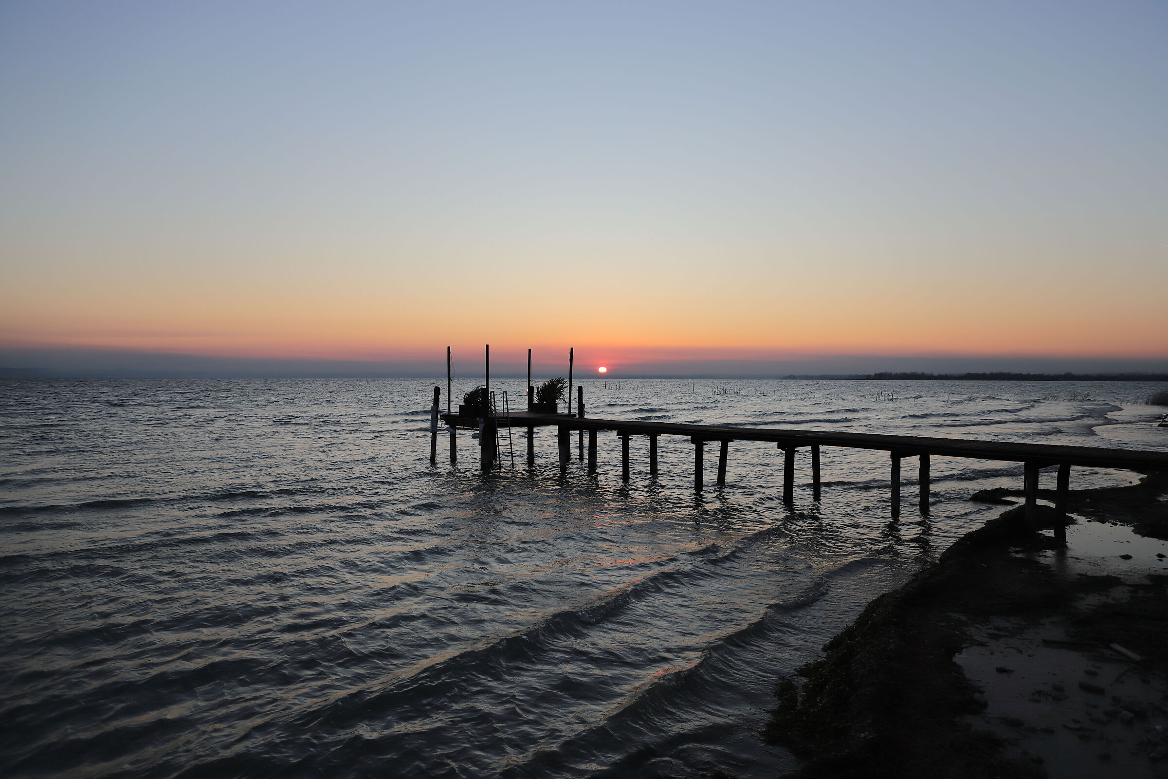 Sunrise on the lake 2