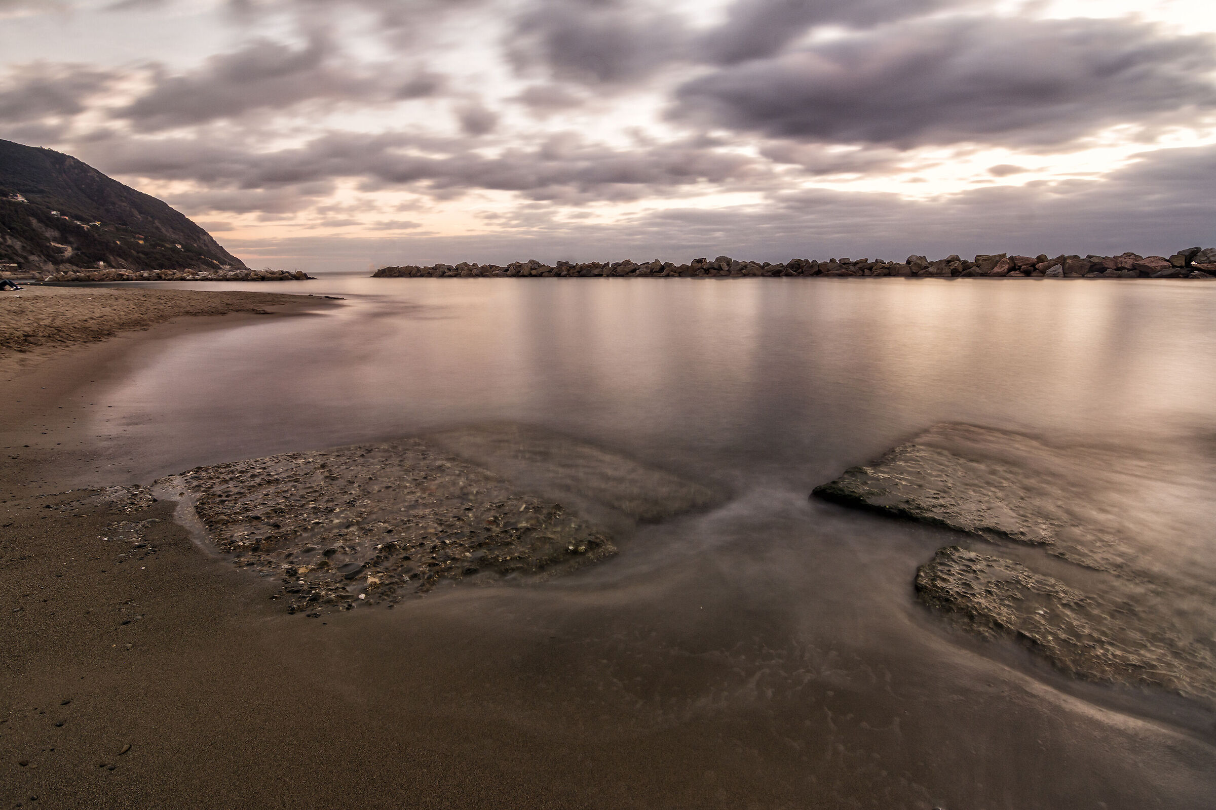 La spiaggia di Moneglia