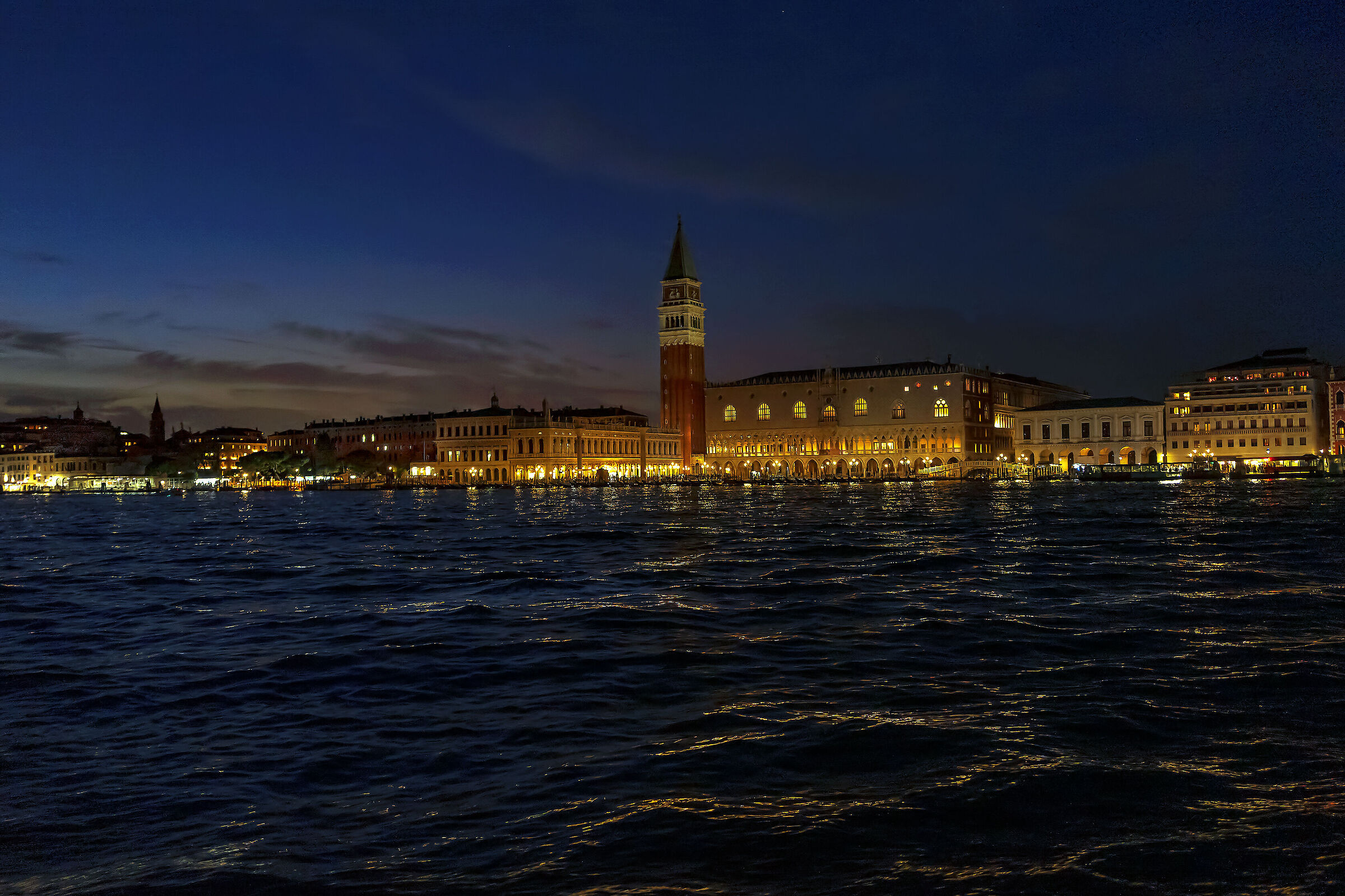 Lights in the lagoon